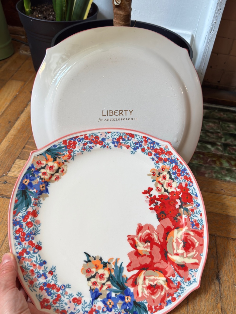 Liberty for Anthropologie Wiltshire Garden Dinner Plates